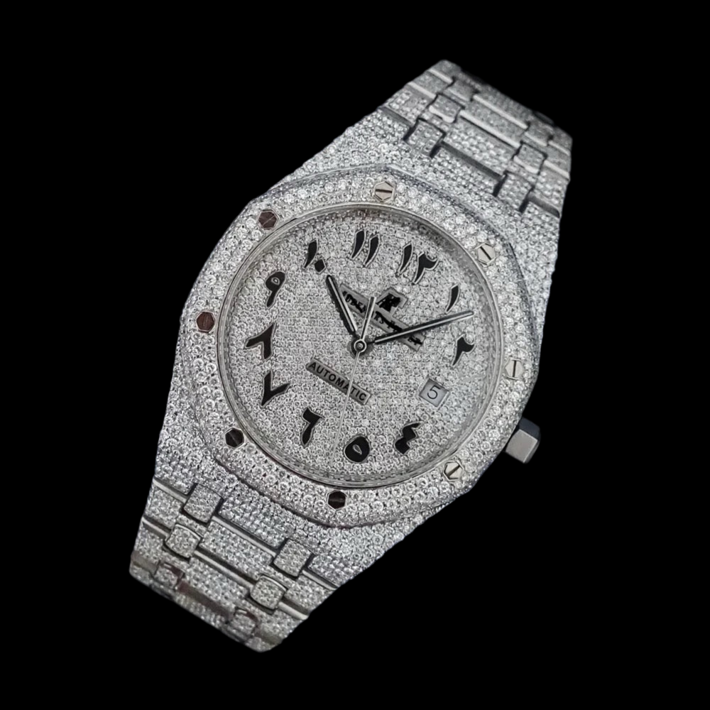 Diamond Royal Oak 41mm -Stainless Steel - Arabic Dial
