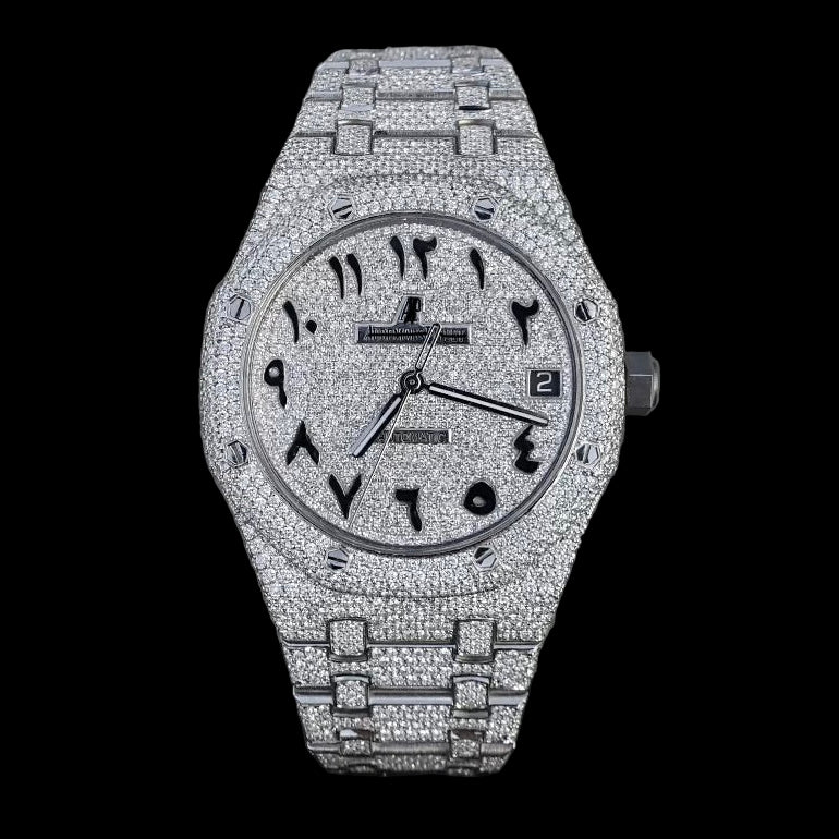 Diamond Royal Oak 41mm -Stainless Steel - Arabic Dial